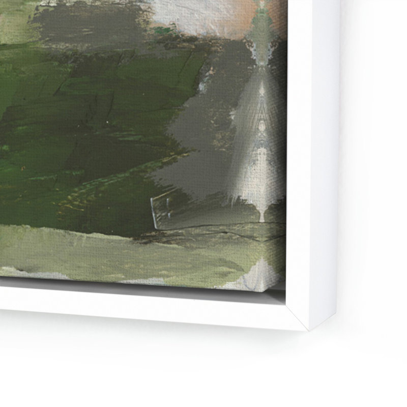 Quiet Splendor Painting by Melanie Biehle, 31.5" H x 40" W, White Maple Canvas Floater Framed