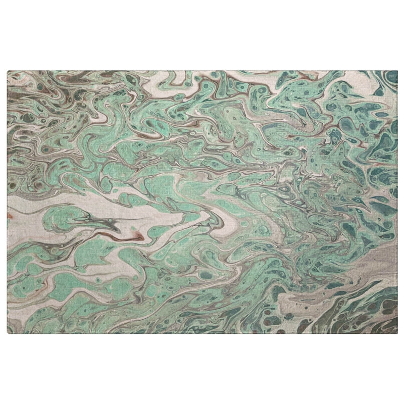 Premium Machine Washable Dream Shag ADS54 Abstract Rug, 2'6" x 3'10"
