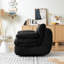 Fauteuil ergonomique, pivotant, paresseux, velours côtelé de haute qualité, compression complète, lecture, activités de détente