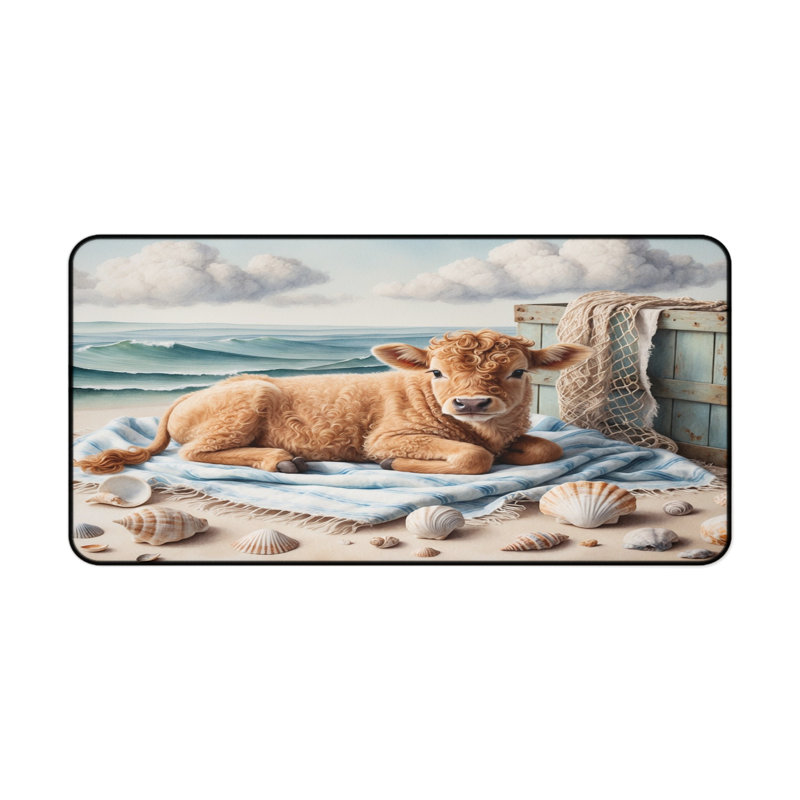 Polyester Desk Pad, 14.4x12.1