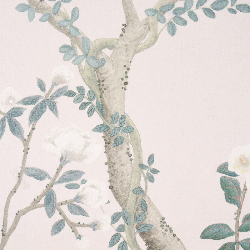 Schumacher x Miles Redd Madame De Pompadour Panel, Blush