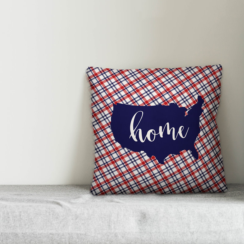 Coussin American Plaid Home, Intérieur / extérieur