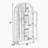 Arched Storage Cabinet With One Lamp, Wooden Storage Cabinet For Kitchen, Living Room, Office-1644168037