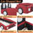 Customizable Imaginative Race Car-Shaped Platform Bed with Wheels-482742292