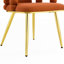 Chaises d'appoint rembourrées avec accoudoirs pour la salle à manger