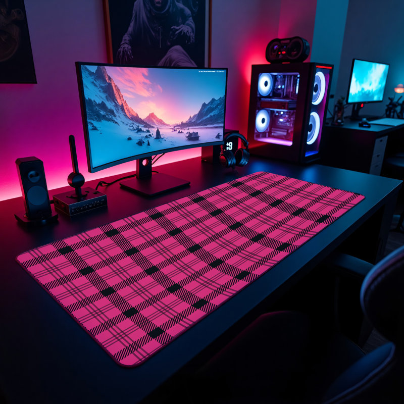 Polyester Desk Pad, 31.5x15.5
