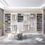 Système de garde-robe modulaire, conception polyvalente et personnalisable pour un rangement et une organisation efficaces-124865312