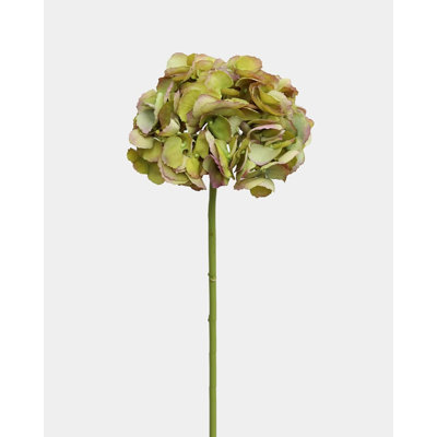 Hortensia vert artificiel 19 po