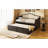 Twin Daybed With Trundle, Twin Size Daybed With 2 Storage Drawers, Wooden Sofa Bed With Upholstered Button Tufted Backrest For Living Room, Bedroom, Guest Room,Black-1159169974