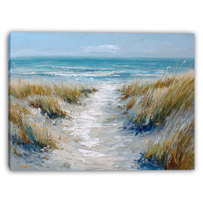 Seaside Breeze Wrapped Canvas Wall Art