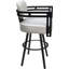 Vinyle blanc - gris - assise 30 po-358289475-358289476