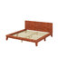 Lit plateforme en bois avec tête de lit, aucun sommier requis, support de lattes de bois-1427059300-1427059301