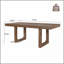 Table de salle à manger extensible de 60 à 78 po, table de cuisine en bois de ferme avec rallonge amovible, grande table extensible pour 4 à 8 personnes, noyer-129107257