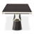 Carmela Double Pedestal Dining Table - Glossy Charcoal