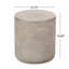 Table d'appoint d'extérieur en béton léger gris clair_70886.00