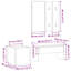 Hall Tree 80cm Wide