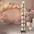28 Pockets Countertop Rotating Greeting Card Rack, 7 Tier Magazi...