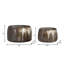 Amata Handmade Glass Decorative Bowl - Set of 2