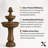 Haygazun Outdoor Floor Fountain