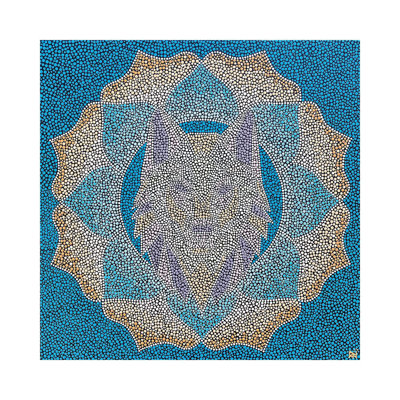 Geometric Wolf by Nadya Al-Haroun - Wrapped Canvas Gallery-Wrapped Canvas Giclée