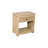 28" Beige Solid Wood Distressed One Drawer Nightstand