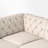 L-Shape 104.02" Wide Symmetrical Upholstered Sectional With Chesterfield Design & Solid Wood Legs-578271443