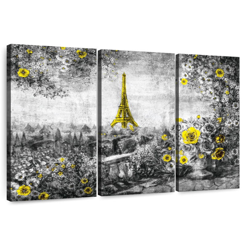 Aime Eiffel Tower Summertime Pop, 48" H x 74" W