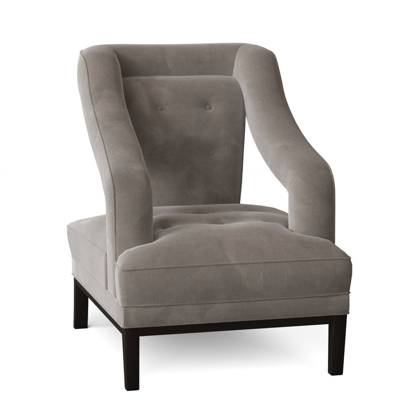 Noel Tufted Armchair, Bella Granite