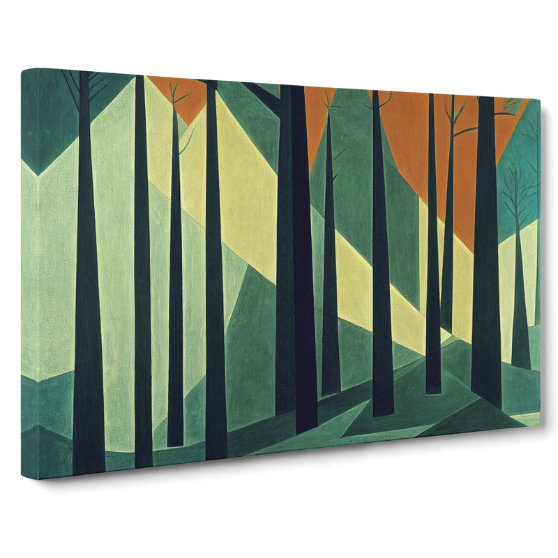 Resplendent Abstract Forest - Wrapped Canvas, 50cm H x 76cm W x 3cm D