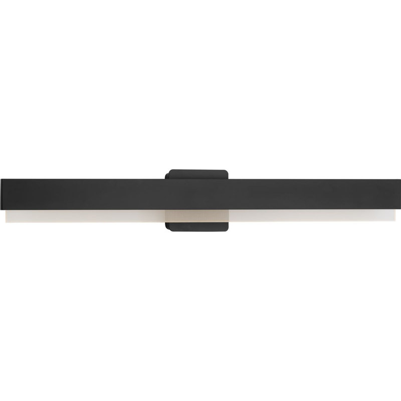 Dimmable LED Vanity Light, Matte Black