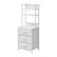 3-Drawer Nightstand with Charging Station & RGB Light Strip, Fabric Drawers-1169843260