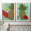 Ananas et melon d'eau I - ensemble de 2 reproductions d'art encadrées-319400296-319400341-319466721