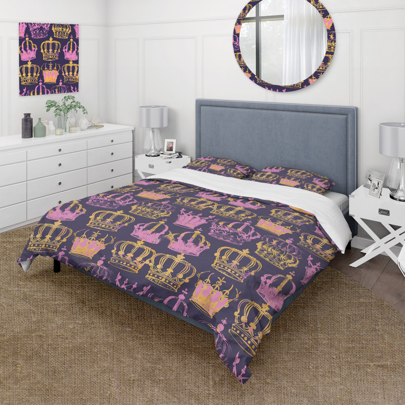 Ensemble de housse pour couette pour enfant, Housse de couette simple et deux taies décorative