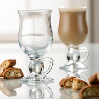 Galway Crystal Latte Mugs Pair