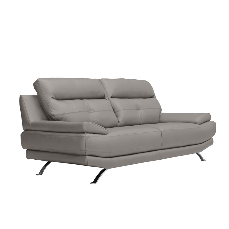 London 2 Seater Sofa Wider Seat Width, Steel