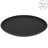 Argon Tableware - Round Non-Slip Serving Trays - Black-45958053
