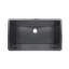 Sinber 32" x 19" Undermount Single Bowl Kitchen Sink with 18 Gauge 304 Stainless Steel Black Finish-90988828