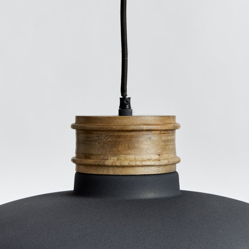 Mesmer Single Light Iron Dimmable Pendant