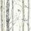 Rouleau de papier peint adhésif 16,5 pi x 20,5 po Ballywillin Birch Tree