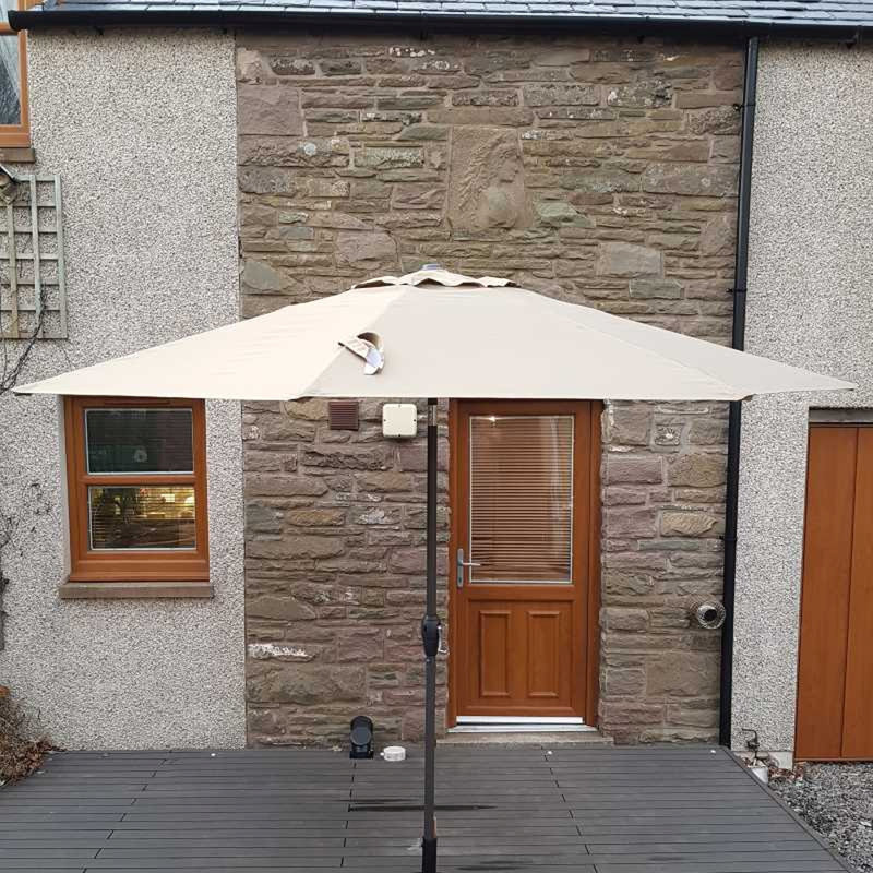 270cm Market Parasol, Taupe