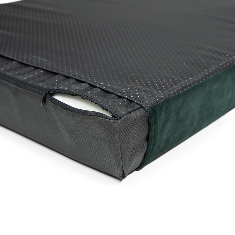Orthopedic Memory Foam Pet Bed, 8cm H x 90cm W x 110cm D, Blue