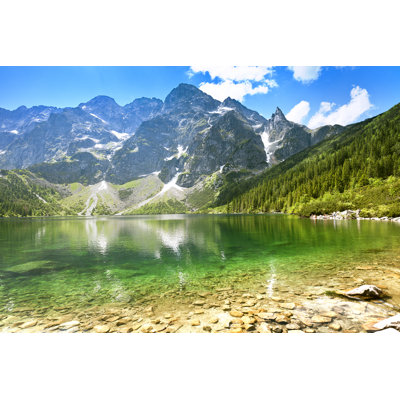 Lake In Tatra Mountains by Gosiek-B - Wrapped Canvas Print