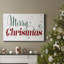 «Merry Christmas», art textuel sur toile tendue-1015574819