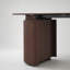 Table de salle à manger ovale extensible de 44" à 132" avec rallonge amovible et roulettes dissimulées