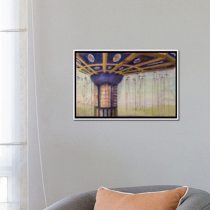 Detail, Swing Ride 1 Piece Wall Art on Canvas, 45.72 cm H x 66.04 cm W x 4.445 cm D, White
