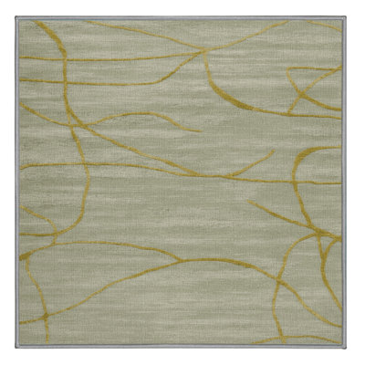 Tapis abstrait lavable à la machine