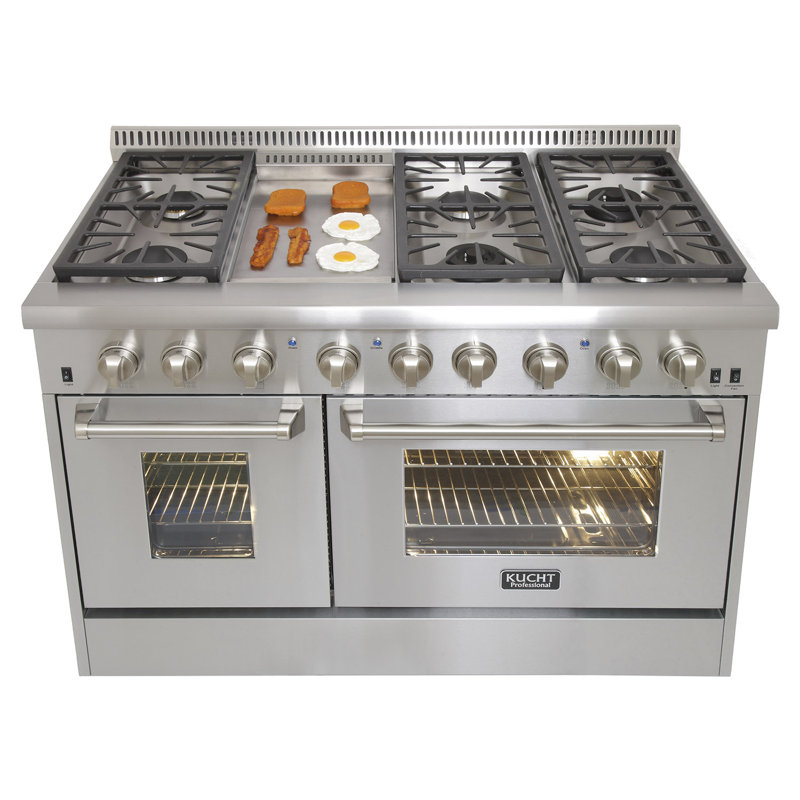 Kucht 48'' W Range, Classic Silver, Natural Gas