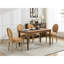 Chaises de salle à manger de style français avec cadre en bois massif brun clair et 2 coussins intérieurs en mousse à ressorts en mousse souple 22,58 po de profondeur 19,11 po de largeur 36,72 po de hauteur 12,2 po. De colis 38,5 po-1312969688