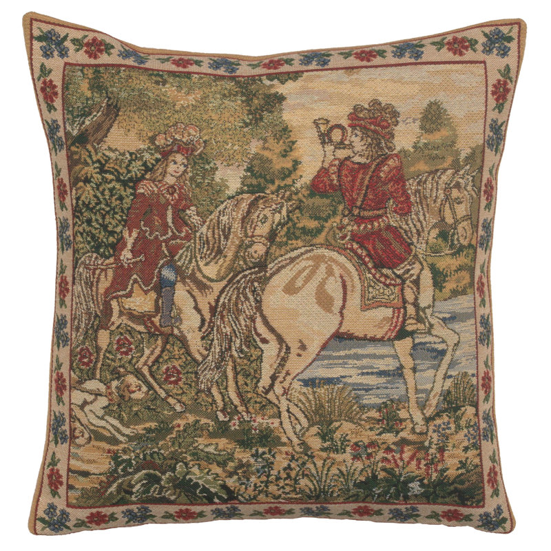 Medieval Cotton Blend Pillow Cover