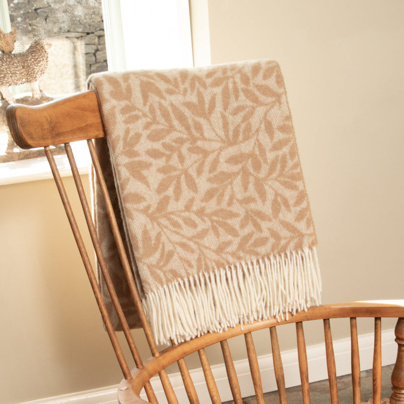 Kemmel Throw Blanket, Beige